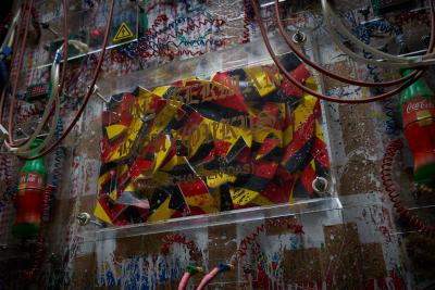 Eduard Van Giel The German Bouzoukys Mixed Media Light Sculpture by Eduard Van Giel 2021