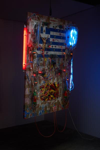 Eduard Van Giel The German Bouzoukys Mixed Media Light Sculpture by Eduard Van Giel 2021