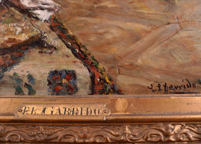 Eduardo Le n Garrido The Painter and his Model