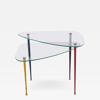 Eduardo Paoli Arlecchino Vitrex Table by Edoardo Paoli