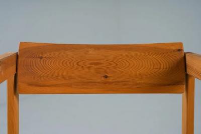 Edvin Helseth Scandinavian Dining Chairs in Pine Model Trybo by Edvin Helseth 1960s