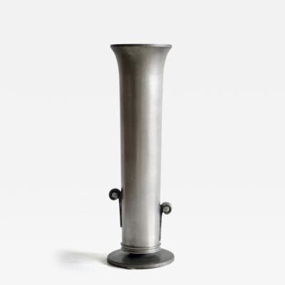 Edvin Ollers A pewter vase by Edvin Ollers