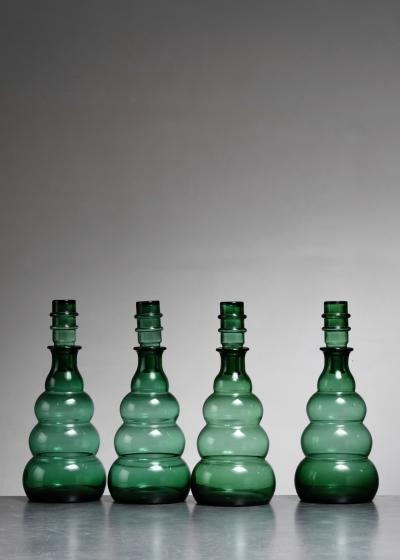 Edvin Ollers Edvin Ollers set of 4 glass carafes