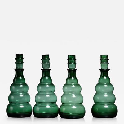 Edvin Ollers Edvin Ollers set of 4 glass carafes