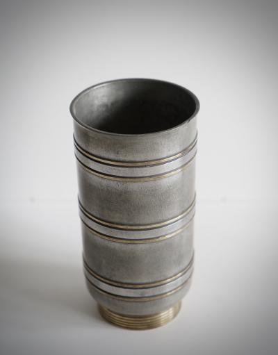 Edvin Ollers Pewter vase by Edvin Ollers