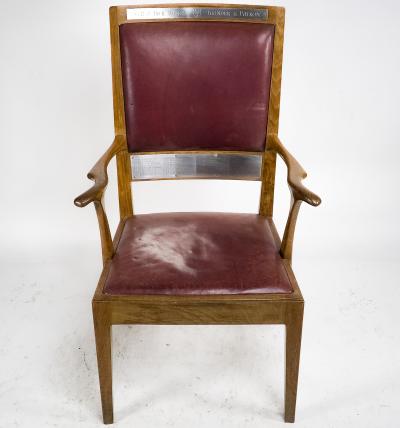 Edward Barnsley Edward Barnsley Commissioned by G H J Morris An Arts Crafts Cotswold armchair