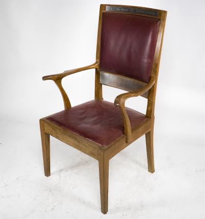 Edward Barnsley Edward Barnsley Commissioned by G H J Morris An Arts Crafts Cotswold armchair