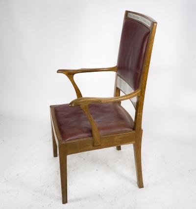 Edward Barnsley Edward Barnsley Commissioned by G H J Morris An Arts Crafts Cotswold armchair