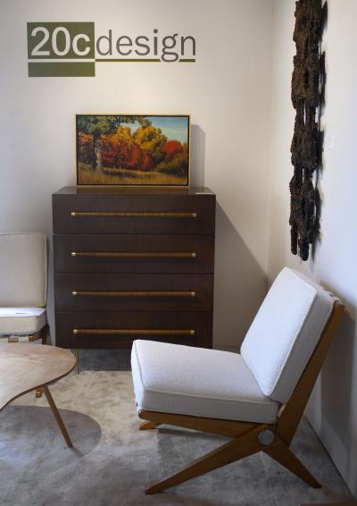 Edward Carpenter Bearden Ed Bearden Oil on Canvas Edge of the Woods in Fall 1974 Texas Artist