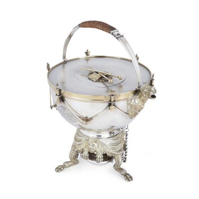 Edward Charles Brown Rare Victorian silver tea and coffee set by Edward C Brown