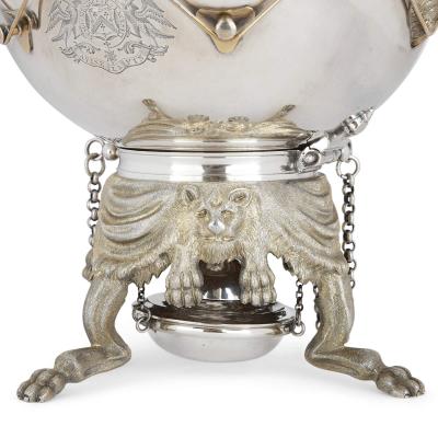 Edward Charles Brown Rare Victorian silver tea and coffee set by Edward C Brown