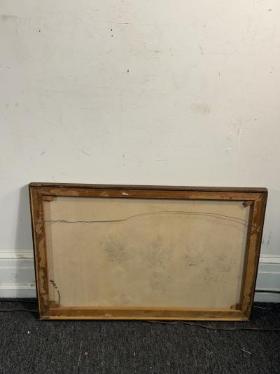 Edward Dugmore LARGE SCALE ABSTRACT COLORFUL PAINTING BY EDWARD DUGMORE