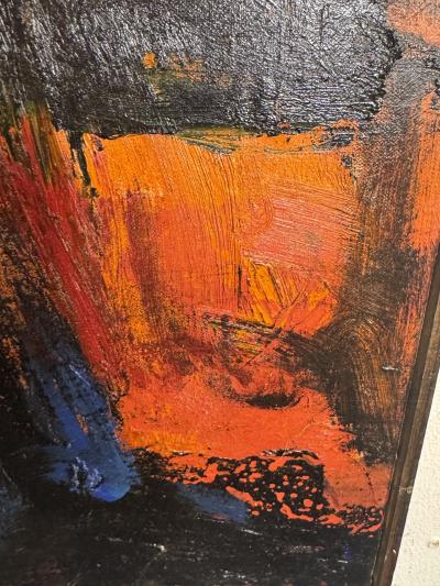 Edward Dugmore LARGE SCALE ABSTRACT COLORFUL PAINTING BY EDWARD DUGMORE