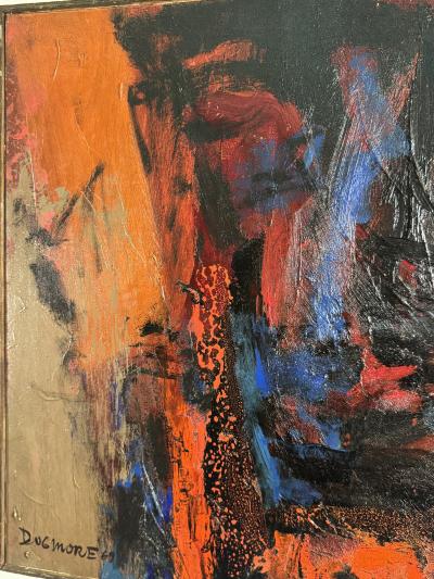 Edward Dugmore LARGE SCALE ABSTRACT COLORFUL PAINTING BY EDWARD DUGMORE