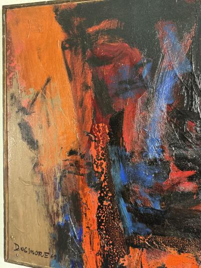 Edward Dugmore LARGE SCALE ABSTRACT COLORFUL PAINTING BY EDWARD DUGMORE