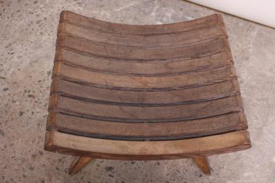 Edward Durell Stone Oak Bench by Edward Durell Stone for Fulbright Furniture