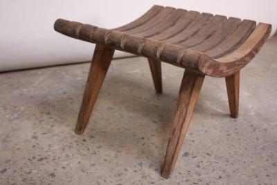 Edward Durell Stone Oak Bench by Edward Durell Stone for Fulbright Furniture