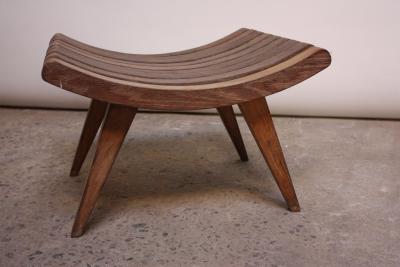 Edward Durell Stone Oak Bench by Edward Durell Stone for Fulbright Furniture