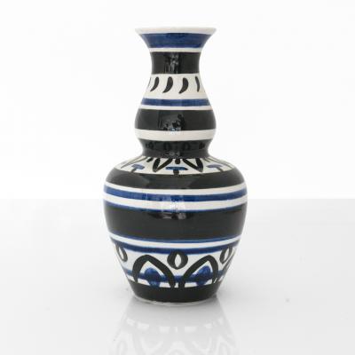 Edward Hald Two Scandinavian Modern Hand Decorated Ceramic Vases Edward Hald circa 1920 s