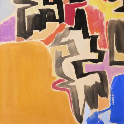 Edward J Hartmann Framed Abstract 2 by E J Hartmann 1966