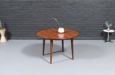 Edward J Wormley Edward J Wormley Model 5964 Expanding Walnut Dining Table for Dunbar