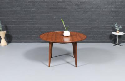 Edward J Wormley Edward J Wormley Model 5964 Expanding Walnut Dining Table for Dunbar
