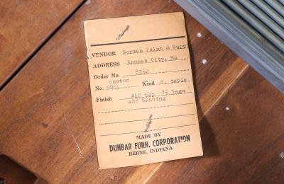 Edward J Wormley Edward J Wormley Model 5964 Expanding Walnut Dining Table for Dunbar