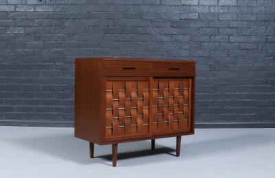 Edward J Wormley Edward J Wormley Woven Front Cabinet for Dunbar