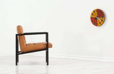 Edward J Wormley Tufted Lounge Chair for Dunbar