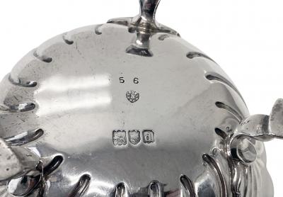 Edward John Barnard Antique Silver Sugar Bowl London 1899 Barnard Silversmiths