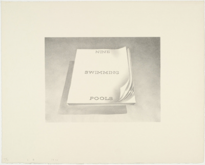 Edward Joseph Ruscha Nine Swimming Pools 1970