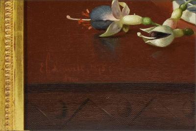 Edward Leavitt Flowers in Clasical Urn 