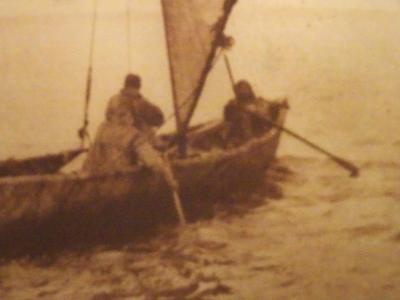 Edward S Curtis A Foggy Day Kotzebue Large Photogravure by Edward S Curtis 1928