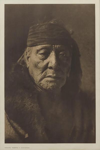 Edward S Curtis Bears Teeth Arikara by Edward S Curtis 1908