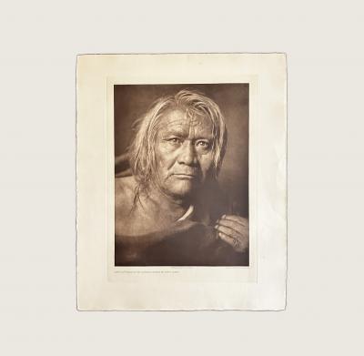 Edward S Curtis Edward S Curtis 1868 1952 Oyi Tsa Duck White Summer Cacique of Santa Clara