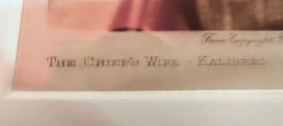 Edward S Curtis The Chiefs Wife Kalispel Photogravure from the Photograph by E S Curtis