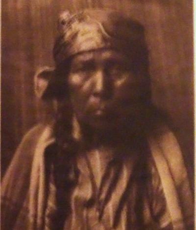 Edward S Curtis The Chiefs Wife Kalispel Photogravure from the Photograph by E S Curtis