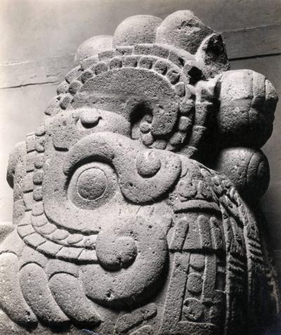 Edward Weston Serpent Head Museum of Archeology Mexico City
