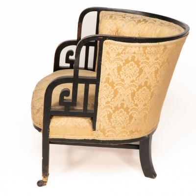 Edward William Godwin E W Godwin attributed An Anglo Japanese Ebonized Walnut Lounge Chair