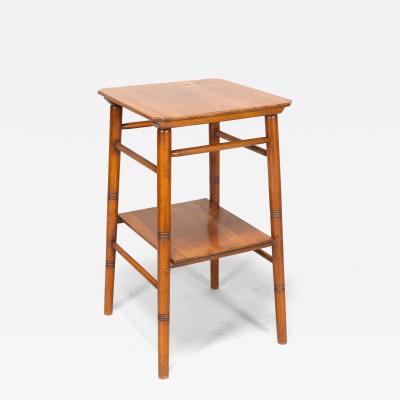 Edward William Godwin E W Godwin in the Style Of An Aesthetic Movement Satinwood Side Table