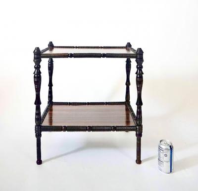 Edward William Godwin English Aesthetic Movement Macassar Ebony Petite Low Table or Stand circa 1875
