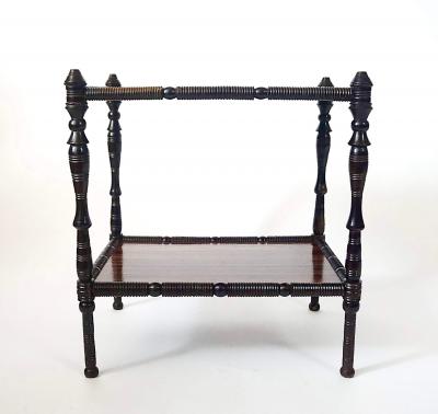 Edward William Godwin English Aesthetic Movement Macassar Ebony Petite Low Table or Stand circa 1875