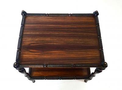 Edward William Godwin English Aesthetic Movement Macassar Ebony Petite Low Table or Stand circa 1875