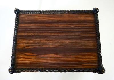 Edward William Godwin English Aesthetic Movement Macassar Ebony Petite Low Table or Stand circa 1875