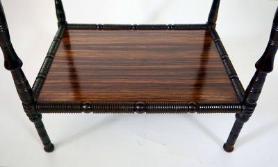 Edward William Godwin English Aesthetic Movement Macassar Ebony Petite Low Table or Stand circa 1875