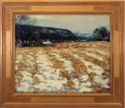 Edward Willis Redfield Cornfields in January 