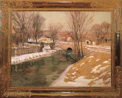 Edward Willis Redfield Melting Snow