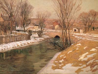 Edward Willis Redfield Melting Snow