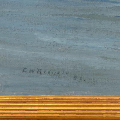 Edward Willis Redfield Sail Boats in Harbor 