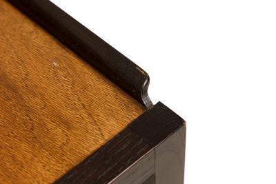 Edward Wormley American Ebonized Frame and Maple Top Nest of Tables
